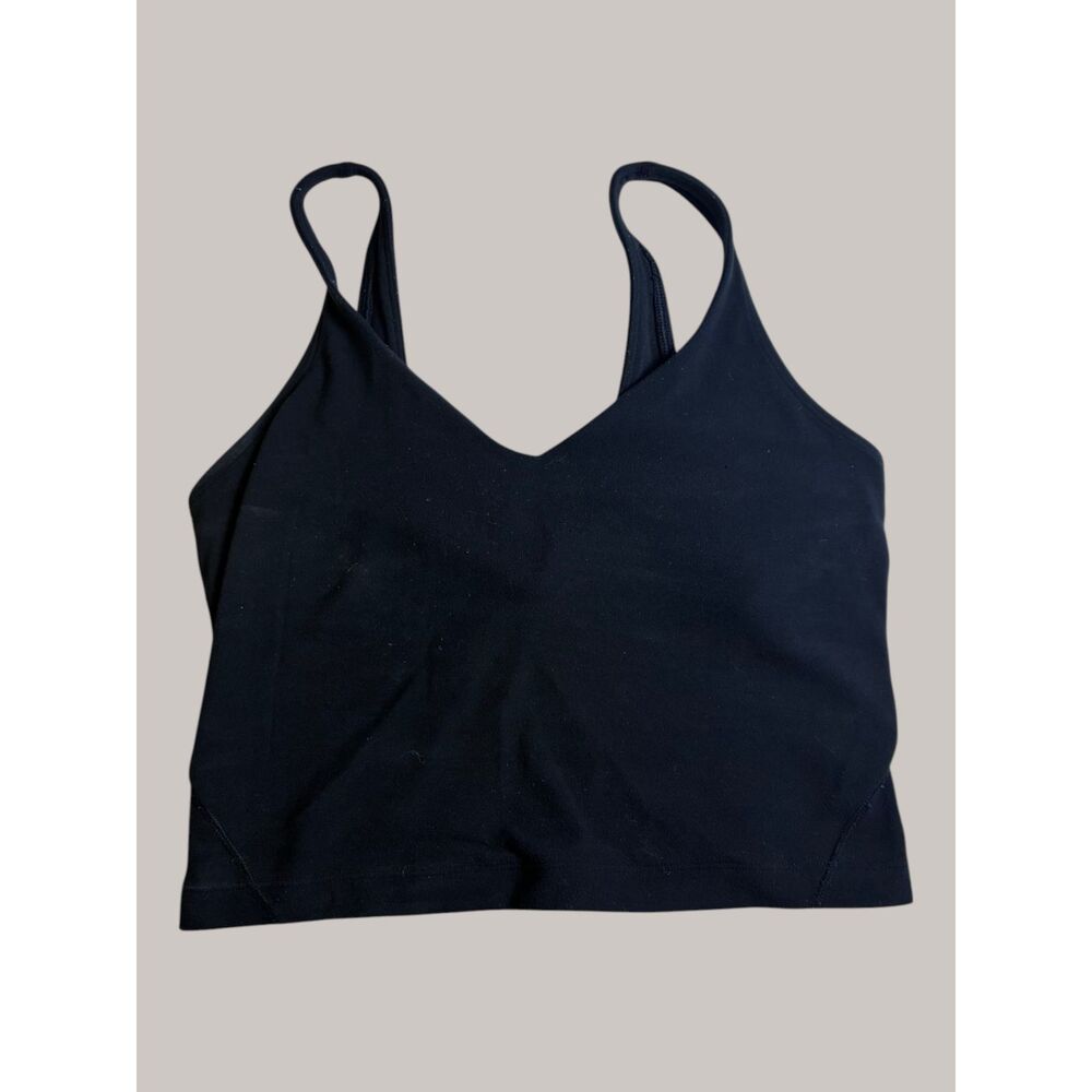 Lululemon Align Tank Top Women's Size 4 Black V Neck Workout Yoga